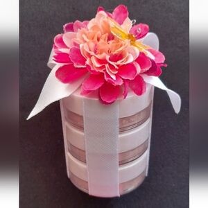 🌸 Lot of 3 — Lottie London Ready Set Go Setting Powder Brightening Pink 0.17oz